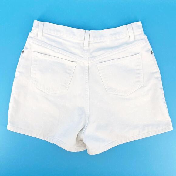 90s Sasson off white denim jean shorts 1990s vintage - Picture 3 of 4